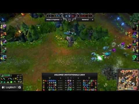 Solomid EU Invitational 6 Final: Gamers 2 vs Ninjas in Pyjamas G1 (19.05.2014)