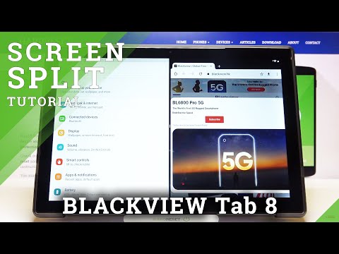Double Screen – Split Screen Option in BLACKVIEW Tab 8