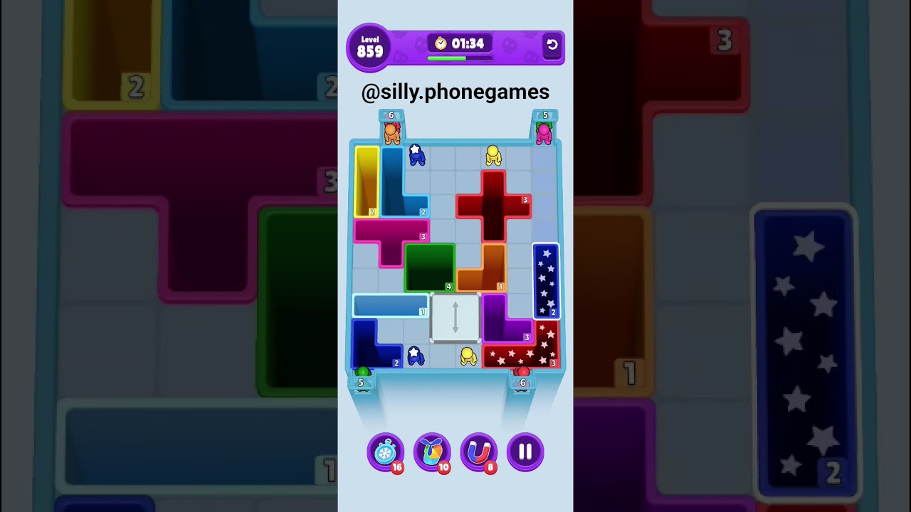 Drop Away Level 859 Walkthrough Solution