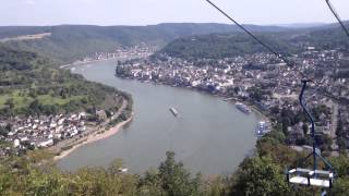 preview picture of video 'Chairlift in Boppard'