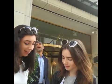 Fans met Lily in Paris (05/07/17) ✨