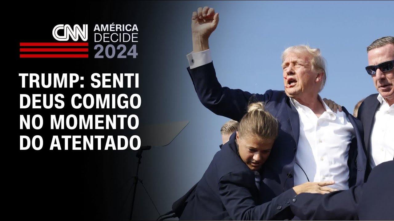 Trump: Senti Deus comigo no momento do atentado | AMÉRICA DECIDE