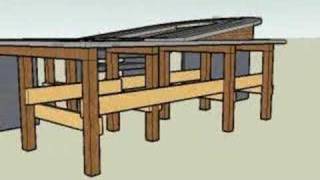 Racetrack for Slotcars planed with Google SketchUp