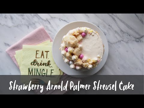 Strawberry Arnold Palmer Cake | Greggy Soriano