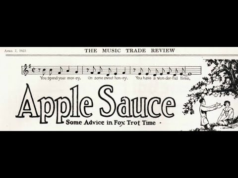 "Apple Sauce" Gatsby & flappers (Abe Lyman, Gus Arnheim, Arthur Freed) Columbians 1920s dance band