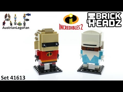 Vidéo LEGO BrickHeadz 41613 : M. Indestructible et Frozone (Les indestructibles 2)