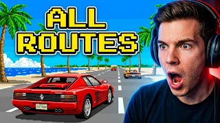 Racing Through All OutRun Routes On C64!