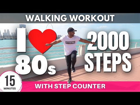 80s Music Workout | Fun Walking Workout | 2000 steps in 15 minutes