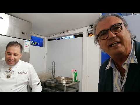 Gragnano.  Festa della pasta. Chef Tramontano
