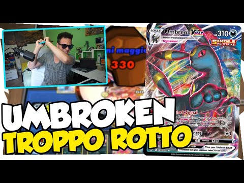 👊IL KING DEI SINGLE STRIKE👊 UMBREON VMAX | DECK MAZZO POKEMON EVOLUZIONI ETEREE | POKEMON TCGO ITA