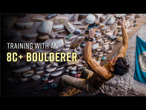Training with an 8C+/V16 Boulderer • Aidan Roberts and Jim Pope Board Climbing