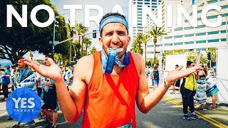 SAYING YES TO RUNNING A MARATHON WITH NO TRAINING - Is it possible?