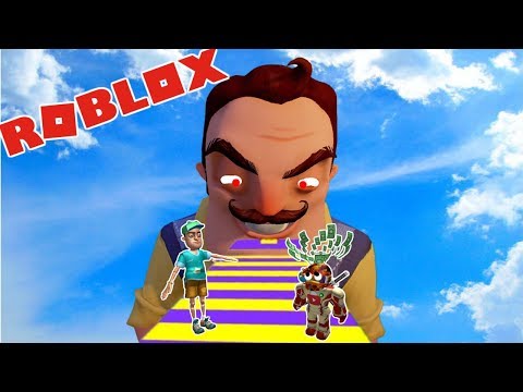 Escape Humongus Hello Neighbor Obby The Weird Side Of - escape the burning hotel roblox obby youtube rolblox