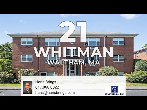 20 Whitman Road B-1, Waltham, MA 02453
