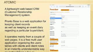 Free CRM - Pronto base