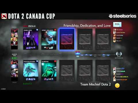 Team Mischief vs. FDL - Dota 2 CanadaCup - Maut & Purge