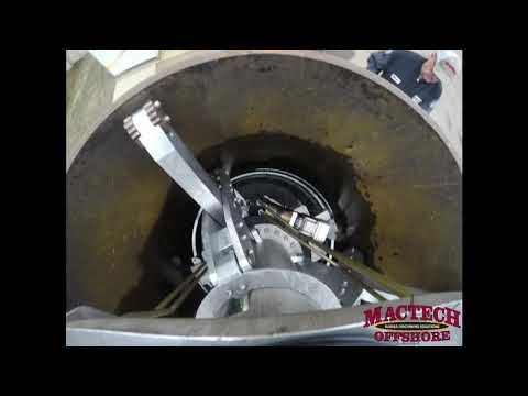 60" ID Milling Machine Test Cut Timelapse