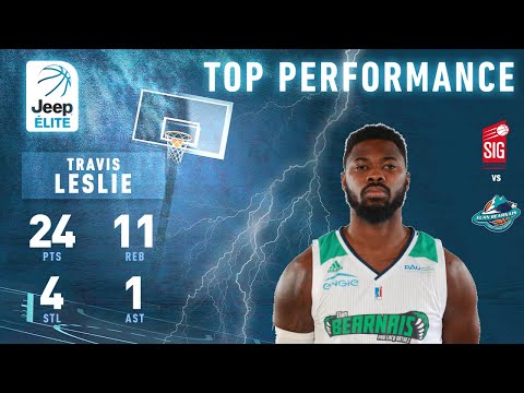 Travis Leslie (24 points) Highlights vs Strasbourg