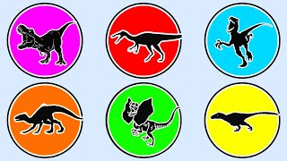 Jurassic World Dinosaurs: Baryonyx, Dilophosaurus, Velociraptor, T Rex, Indoraptor #85