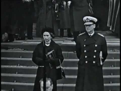 The Queen attends the State Funeral of Sir Winston Churchill (1965)