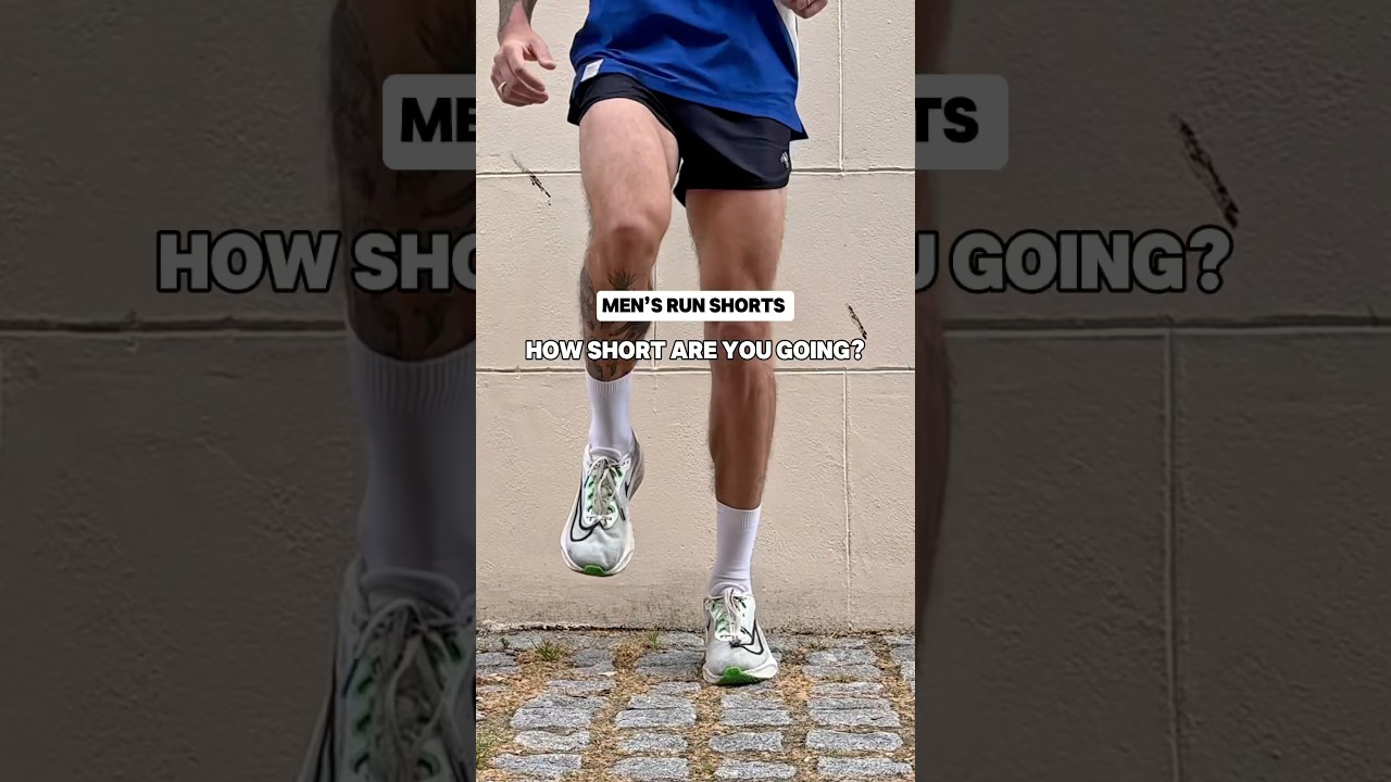 Men’s running shorts - how short is too short?? 🩳 🏃 #runninggear #mensshorts