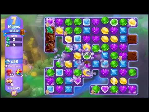 Wonka's World of Candy Level 449 - NO BOOSTERS + FULL STORY 🍫 | SKILLGAMING ✔️