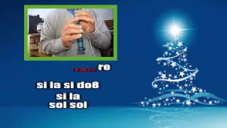 "Adeste fideles"flauta dulce con notas.