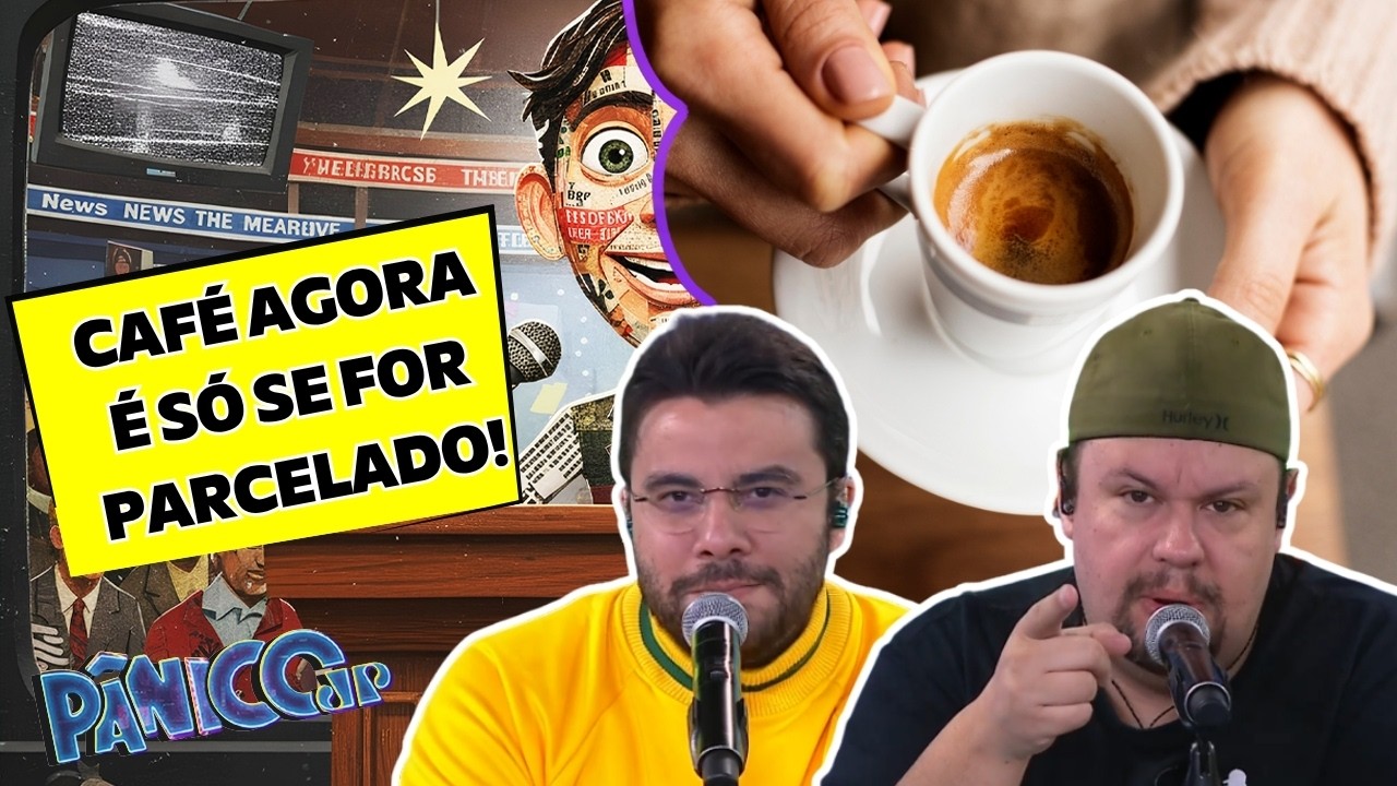 CAFÉ TÁ CARO! DATENA GORDÃO E MARININHA SELVA DISPUTAM PRA VER QUEM BEBE O OURO DO BRASIL!