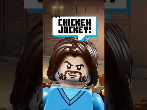 Chicken Jockey... in LEGO bricks?! 🐔🧟 #Shorts