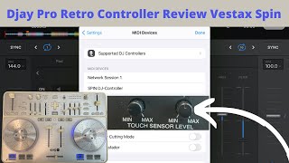 Video thumbnail for Djay Pro Retro Controller Review Vestax Spin by justin spiegel
