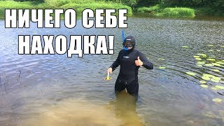 Подводный поиск с металлоискателем на море