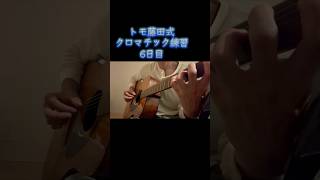 トモ藤田先生に届け‼︎トモ藤田式クロマチック練習　投稿始めて6日目#guitar #アコギ #ギター #ギター初心者 #ギター男子 #ギター男子 #ギターコード #ギター練習記録 #初心者
