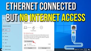 How to fix Ethernet Connected But No Internet Access | LAN Wired Connected But No Internet Access