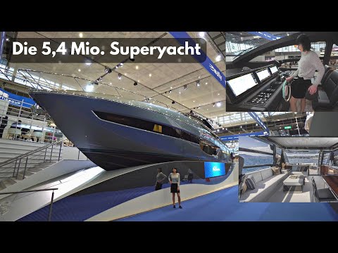 THE 5.4 MILLION € SUPER YACHT: Riva 76 Perseo Super 2023. 4 bedrooms. 60 To. 3.600 HP Finest luxury.