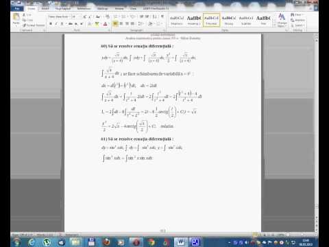 Analiza matematica pentru clasa aXIIa- Lectia 40