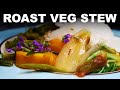 Summer vegetable stew | steamed rice | lavender flowers