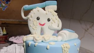 baby first teeth//cake// very beautiful decorations from khubaibsandrana0