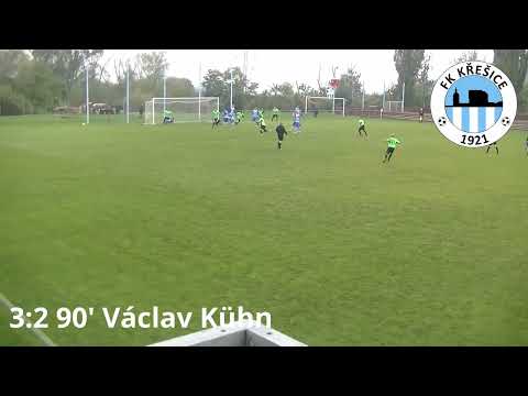 Otočka jak se patří! 🔵⚪ | FK Chuderov - FK Křešice 2:3 sestřih | 1.B třída Ústecký kraj