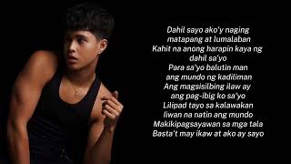 Pangako - Kyle Echarri (Lyrics Video) | imYhalla 🍂