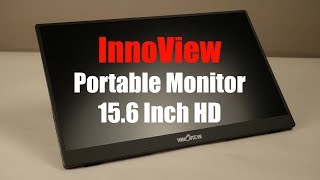 NEW $79.99 InnoView Portable Monitor 15.6 Inch HD - UNBOXING & SHORT REVIEW