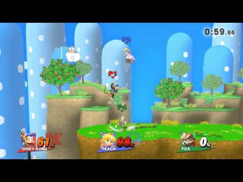Blue Diddy Kong's Meteor Smash 8