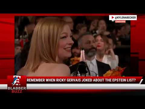 Remember When Ricky Gervais Joked About The Epstein List?