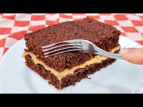 Só 5 MIN e ZERO CARBOIDRATOS! Sem Farinha, Sem Açúcar e Sem Leite - Bolo Fácil e Delicioso