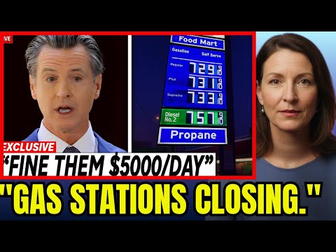California Governor Loses Control as Hundreds of Gas Stations Shut Down | Elizabeth Davis