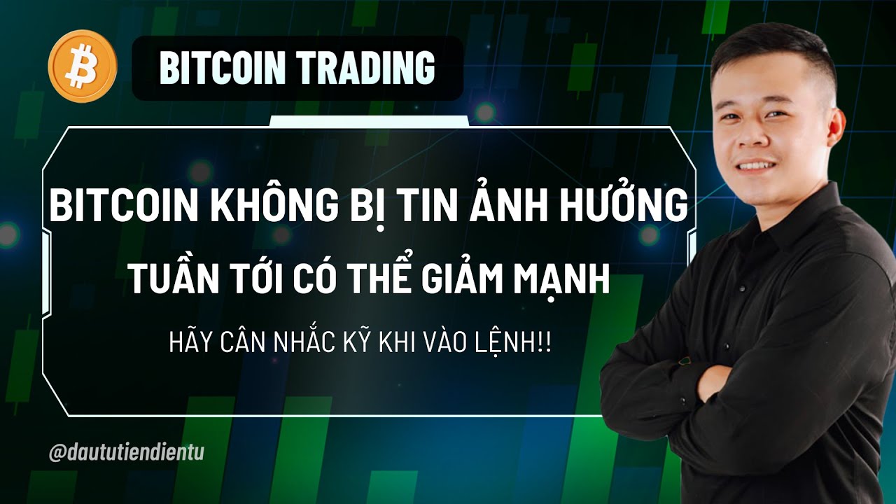 Xanh Hay Đỏ | Bitcoin Không Bị Tin Tức Ảnh Hưởng - Tuần Tới Có Thể Giảm Mạnh?