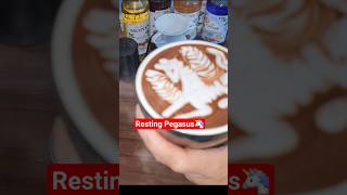 Download lagu Resting Pegasus(unicorn)Latte Art ☕🦄✨ #LatteArt #Pegasus #Unicorn#trending #shorts #viral mp3