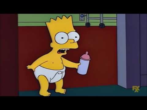 Bart's First word - The Simpsons