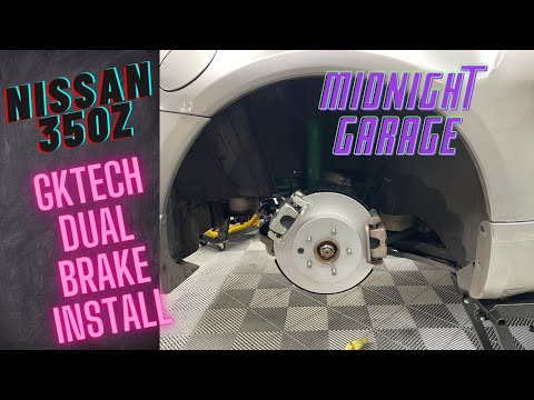 Installing GKtech Hydro Dual Caliper Brake kit on my 350Z DRIFT BUILD!!
