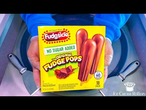 Ice Cream Rolls | Fudge Pops Popsicle | ASMR