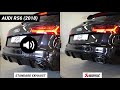 Audi RS6 Standard Exhaust System Vs Akrapovic